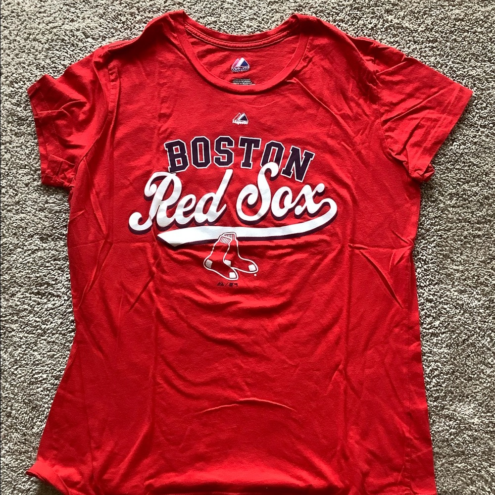 Boston Red Sox - Ladies Cap Sleeve XL